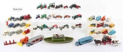 Collection of Matchbox Moko Lesney cars, commercials and Yesteryears