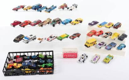 Forty Eight unboxed Mattel Hot Wheels diecast models