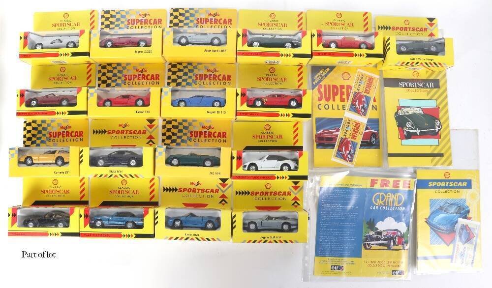 Shell Car Models Collection of Shell Garage Promotional boxed model cars