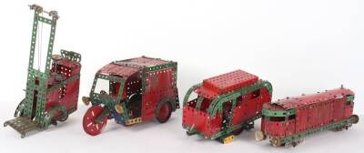 Meccano Collection of Constructed Display and Push Along Models - 2