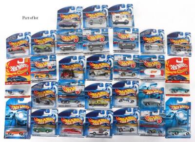 Collection of Hot Wheels carded diecast toy models - 2