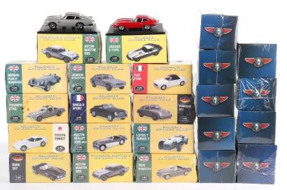 Small quantity of Atlas collections model diecast cars