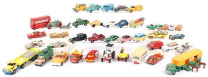 Quantity of Corgi & Dinky toys diecast cars and commercials