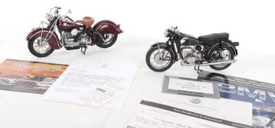 Two Franklin boxed 1:10 scale Motorcycles - 2