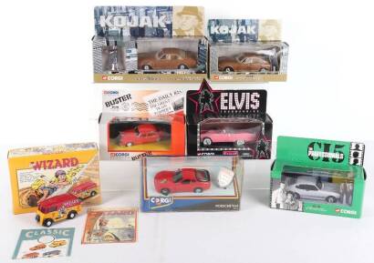 Seven Corgi Toys Tv & Film Related boxed diecast models