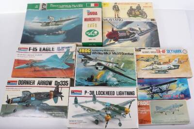 Nine Boxed Aircraft Plastic Model Kits
