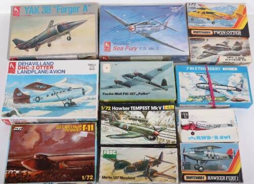 Fifteen Aircraft Plastic Kits