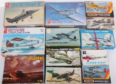 Fifteen Aircraft Plastic Kits