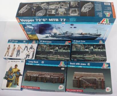 Eight Boxed Naval Related Plastic Kits