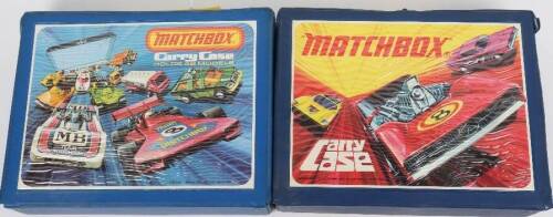 Two Matchbox Carry Cases including 48 Superfast Models in each case