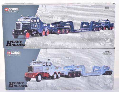 Two Corgi Classics Heavy Haulage Models