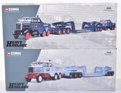 Two Corgi Classics Heavy Haulage Models