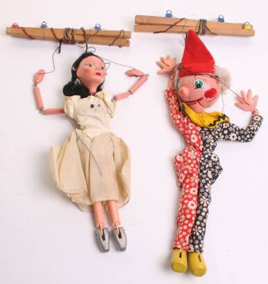 Two Vintage Pelham Puppets