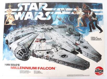 Star Wars Airfix 1979 Han solo’s millennium Falcon Boxed Kit