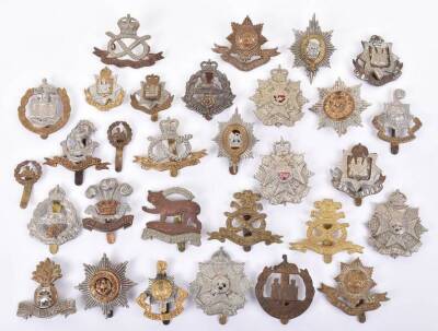 30x British Infantry Regiments Cap Badges