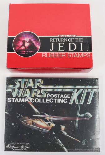 Star wars 1983 Return Of The Jedi Rubber Stamps trade box