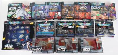 Twelve Star Wars Galoob Micro Machines boxed sets