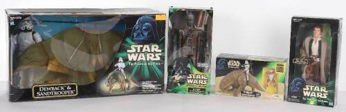 Boxed Star Wars Hasbro The Power Of The Force Dewback & Sandtrooper