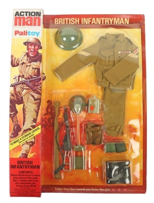 Scarce Palitoy Action Man British Infantryman circa 1970