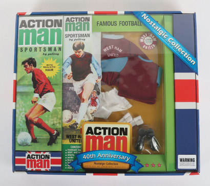 Action Man Palitoy Sportsman Famous Football Clubs West Ham United 40th Anniversary Nostalgic Collection