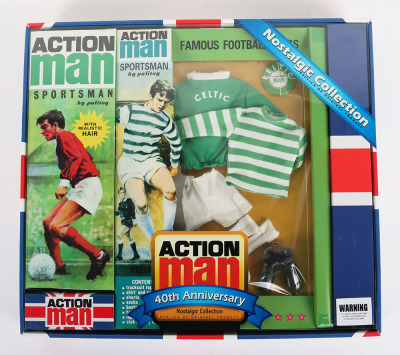 Action Man Palitoy Sportsman Famous Football Clubs Celtic 40th Anniversary Nostalgic Collection,