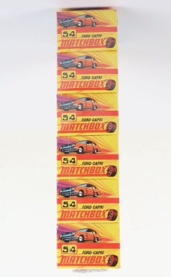 Matchbox Lesney Superfast Trade pack of six 54c Ford Capri - 3