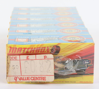 Matchbox Lesney Superfast Trade pack of six 54c Ford Capri - 6