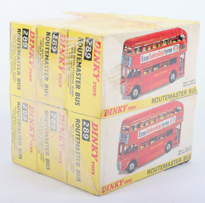 Dinky Toys Trade Pack of six 289 Routemaster Buses ‘SSSCHWEPPES’