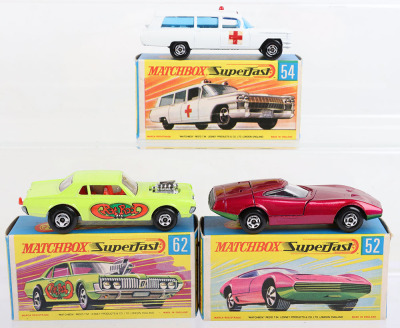 Three Boxed Matchbox Lesney Superfast Models - 2