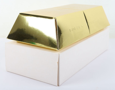 Corgi James Bond Aston Martin DB5 &lsquo;Goldfinger&rsquo; gold plated model, with gold Ingot Golden Opportunity presentation box - 3
