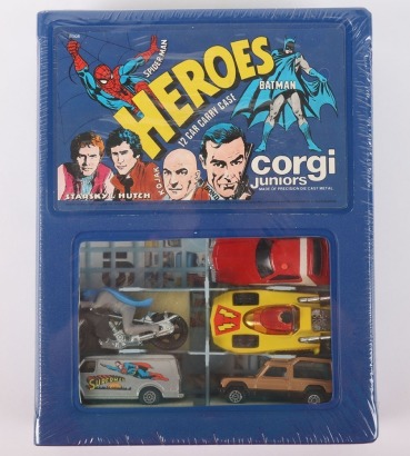 Corgi Juniors Heroes Reeves International USA 12 Car Carry Case