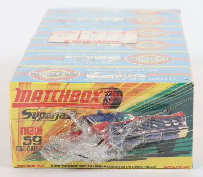 Matchbox Lesney Superfast Trade pack of six 59d Mercury Fire Chief - 5