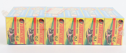 Matchbox Lesney Superfast Trade pack of six 70c Dodge Dragster