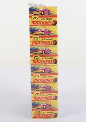 Matchbox Lesney Superfast Trade pack of six 75c Alfa Carabo