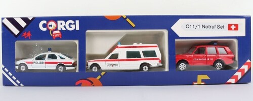 Corgi Emergency Export Gift Set C11/1 Swiss Notruf
