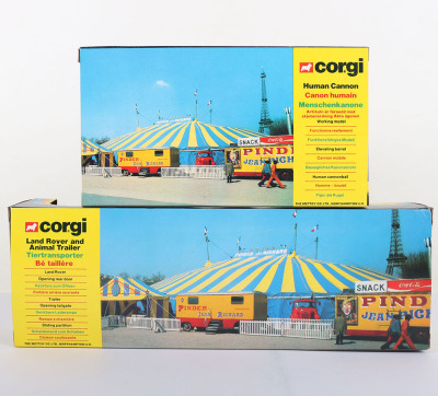 Corgi Set 30 Jean Richard Circus Land Rover and Animal Trailer - 2