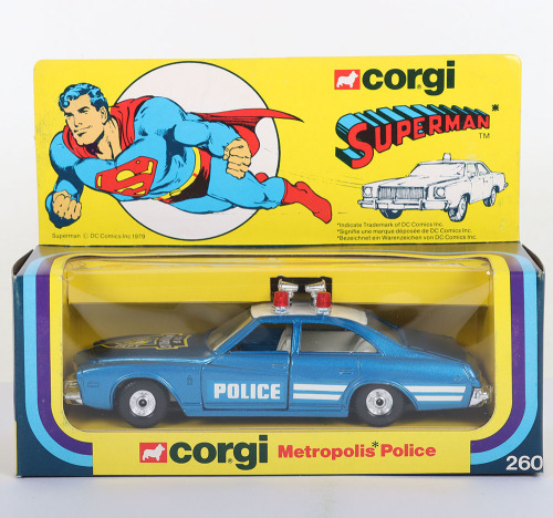 Corgi 260 Superman Metropolis Police Buick Car