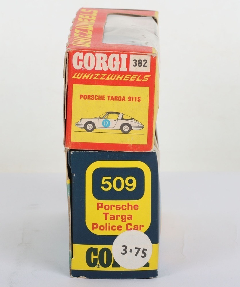 Corgi Toys Porsche 911S Targa Polizei 1/43 – Miniature De Collection – état Correct