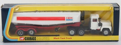 Corgi Major 1151 Mack Tank Truck Exxon