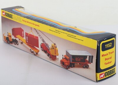 Corgi Major 1152 Mack Truck with Gloster Saro Esso Petrol Tanker - 3