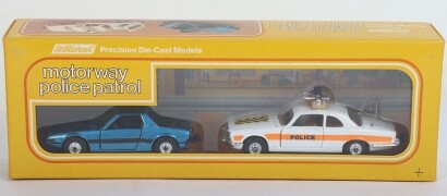 Scarce Corgi Motorway Police Patrol Gift Set made for Marks & Spencer