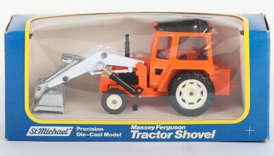 Scarce Corgi Toys Massey Furguson Tractor Shovel made for Marks & Spencer