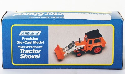 Scarce Corgi Toys Massey Furguson Tractor Shovel made for Marks & Spencer - 2