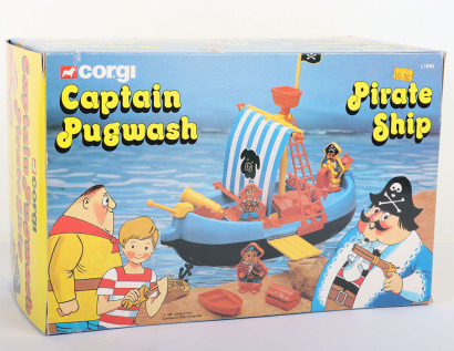 Scarce Corgi Captain Pugwash Pirate Ship