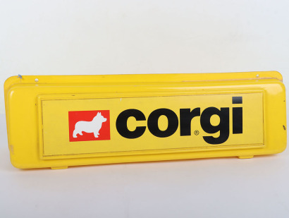 Corgi Plastic Shop Display Sign