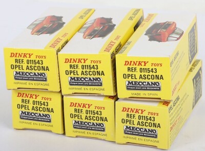 Six Spanish Dinky Toys Opel Ascona Models - 3