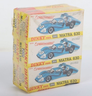 Six Dinky Toys 200 Matra 630 models Shrunk wrapped