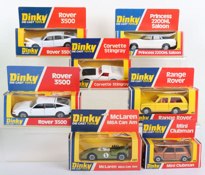 Seven Boxed Dinky Toys Model Cars