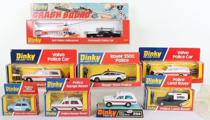 A Collection of Boxed Dinky Toys Police Vehicles