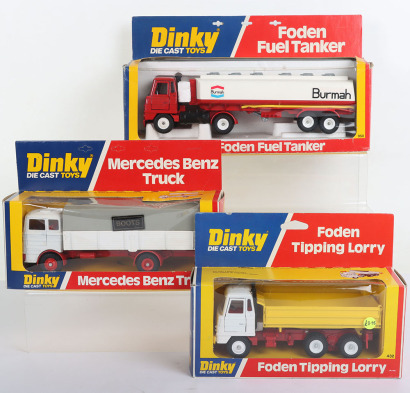 Three Dinky Toys Commercial Vehicles